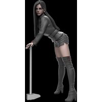 1/12 Resin Model Figure GK,Girl with hammer , Unassembled and unpainted kit