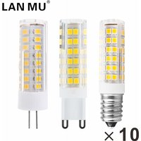 10pcs G9 G4 LED Bulb Light 3W 4W 5W 7W E14 LED Lamp AC220V LED Corn Bulb SMD2835 360 Beam Angle Replace 30W 40W 60W Halogen Lamp
