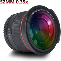 Pickle Power 52MM 55MM 58MM 0.35x Fisheye Nikon Wide Angle Lens for Nikon D5200 D5100 D3500 D3400 D3300 D3200 D3100 D3000