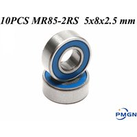 10PCS ABEC-5 MR85-2RS MR85 2RS MR85 RS MR85RS 5x8x2.5 mm Blue rubber sealed miniature High quality deep groove ball bearings