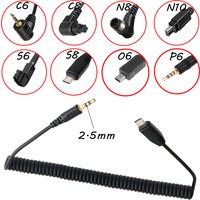 AODELAN 2,5 mm Fernauslöserkabel für Kameras 2,5 mm Sub-Mini-Anschlüsse für Canon Nikon Sony Fujifilm Olympus Panasoni