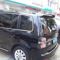 For VW Touran Spoiler High Quality ABS Material Car Rear Wing Primer Color Rear Spoiler For Volkswagen Touran Spoiler 2008-2013