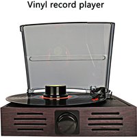 Vinyl record player with speaker turntable multi-function LP record player imitation retro gramophone receiver audio USB