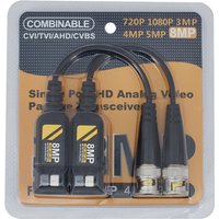 1/2/5/10 Pairs 4K 8MP Passive Video Balun Transmission Cables for CCTV Camera Twisted Pair Transmitter Analog