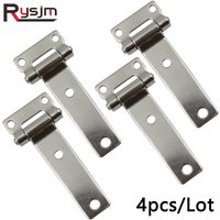 4pcs Marine Grade Stainless Steel T Type Container Hinge Forged Truck Vehicle Hinge for boat accessories marine for wooden cases