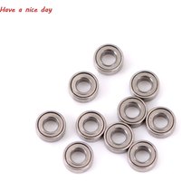 10 Teile/los Hohe Geschwindigkeit Sitz Miniatur Modell Lager Stahl Wellen MR63ZZ 3x 6x 2,5mm Mini Stahl Rollenlager Großhandel