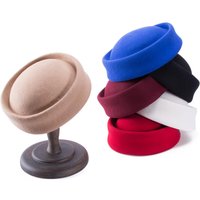 Lawliet Women 100% Wool Pillbox Hats For Wedding Party Cocktail Untrimmed Blocked Millinery Making B028