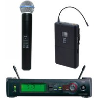 Original MiCWL SLX SLX24 UHF Wireless Microphone System BETA58 Cardioid Cordless Headset WL93 Lapel Lavalier Stage DJ Karaoke