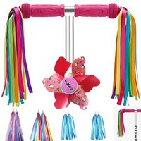 2Pcs Tricycle Handlebar Scooter Parts Tassels Streamers Tassel Bike Bicycle Decoration Kids Girls Boys Cycling Accessories