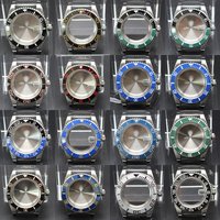 40mm Cases Men's Watch Ceramic Bezel Sapphire Glass Fit NH35 NH36 ETA 2824 Miyota 8215 Movement 28.5mm Dial Submariner Parts image 4