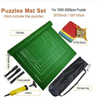 Puzzles Mat Jigsaw Roll Felt Mat Play mat Puzzles Blanket For Up to 3000 Pieces Puzzle Accessories Portable Travel Storage bag