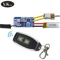 Mini motor Remote Control Switches Small Tiny Motor RF Wireless Controller Forwards Reverse Stop RX TX 433 magnet Coil Remote
