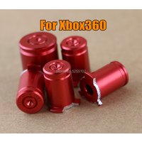 1set For Xbox 360 Controller Buttons Aluminium Alloy Metal material 9mm ABXY Bullet buttons kit replacement for Xbox360