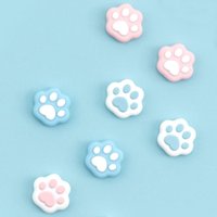 Pink Blue Cat Paw Thumb Stick Grip Cap Joystick Protective Cover for Nintend Switch Oled/Lite Joy-con Controller Thumbstick Case