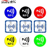 6 Stück NFC Ntag213 Ntag215 Ntag216 TAG Aufkleber 213 13,56 MHz Universal Label RFID Token Patrol Ultralight für Verknüpfung usw