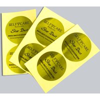 Customize your LOGO text, golden rose gold stickers, waterproof aluminum foil stickers, wedding stickers