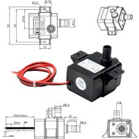 Mini Submersible Water PumpUltra-quiet DC 12V 4.2W 240L/H Flow Rate Waterproof Brushless Pump Mini Submersible Water Pump DIY