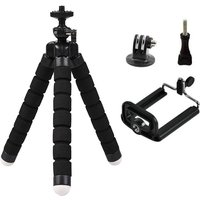 Tripods for Gopro Hero 12 11 10 9 8 7 Black MAX Flexible Mini Octopus Tripod Accessories Go Pro 6 5 YI Eken SJCAM DBPOWER AKASO