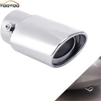 Universal Stainless Steel Car Exhaust Tail Muffler Tip Pipe -Adjustable Fit Pipes Diameter 1.5 inch to 2.25 inch (3.81cm-5.7cm)
