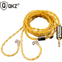 QKZ T1 200 Core 8 Strand OFC Copper Silver Plated Earphone Upgrade Cable KZ C Pin QDC Pin for EDX PRO ZSN PRO Castor TRN MT1 CCA