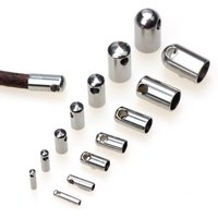 Fermoirs en Acier Inoxydable de 1mm à 6mm de Diamètre Nik, Crochets, Cordons, Embouts pour Bracelet, Collier, Bricolage, Résultats de Bijoux