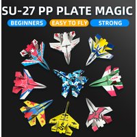 Fixed Wing Model Su27 RC Airplane With Microzone MC6C Transmitter with Receiver and Structure Parts For DIY F22 RC Aircraft