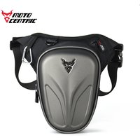 Waterproof Drop Leg Side Bag Motorcycle Riding Outdoor Casual Waist Bag Fanny Pack Motorbike Hard Shell Hip Belt Bag