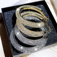 Korea Women Temperament Trendy Round Earrings Luxury Charm Anniversary Exquisite Minimaliste Earrings Jewelry Pendant Bijoux