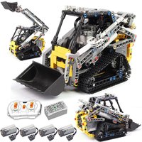 470 Piece Bricks Technical MOC13349 RC Track Loader Car Truck Model Building Blocks Boy Birthday Gifts Kids Remote Control Toys