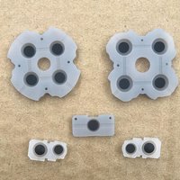 5pcs full set Soft Rubber Silicone for PS5 Game Controller Conductive Adhesive Button Pad Cross Key L1 R1 rubber pad
