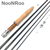 NooNRoo-Fly Fishing Rod Kit, DIY Cambo Kit, Fly Blank, A Grade Cork Grip, Fly Fishing Rod Combo, Very Good, IM8, 9ft, 7 WT, 8WT,
