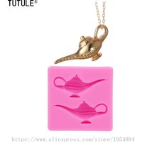 Mini Lamp Decorative Ornament Silicone Mold, DIY Jewelry Pendants Pendant Drip Mold, Chocolate Cake Dessert Decoration