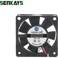 60x60x20mm 6020 DC5V 12V 24V 3D Printer Cooler Fan 60mmx20mm Brushless Machine Equipment DC Motor Cooling Fan XH2.54 2Pin