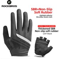 ROCKBROS Cycling Gloves Spring Autumn Summer Bike Gloves Sports Gloves Breathable MTB Mountain Bike Gloves Motorcycle Gloves