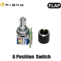 Frsky 6-Positionen-Klappenschalter für Taranis x9d/x9d plus x9e qx7-Zugangsteile