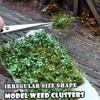 Scene Ground Weeds Vegetation Military For Railway Artificial Mini Terrain Lawn Wargame Landscape Scenery Diorama Accessories