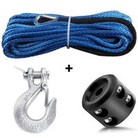 Treuil de câble de ligne de treuil, crochet de remorquage, bouchon en caoutchouc, accessoires de camion tout-terrain, RL, SUV, UTV, 7700lb