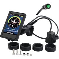 Electric Bike Speedometer with USB Port, TFT Display, P850C for BAFANG BBS, Mid Drive Hub Motor, Ebike Computer