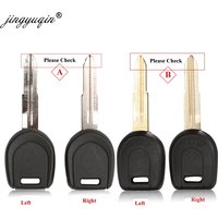 jingyuqin 10pcs MIT11 MIT8 Transponder Key Shell for Mitsubishi Colt Outlander Mirage Pajero Remote Key No Chip Left/Right Blade