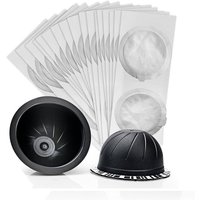Disposable Refillable Capsules Pods Lids Aluminum Seals Stickers For Nespresso Vertuo Plus Automatic Coffee Cafe Machine Maker