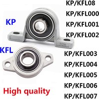 1pcs Zinc Alloy Diameter 8mm To 35mm Bore Ball Bearing Pillow Block Mounted Support Kfl08 Kfl000 Kfl001 Kp08 Kp000 Kp001 Kp002