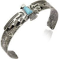 Vintage or argent plaqué Tribal Antique sculpter aigle Bracelets pour femme Bracelets Pulseiras manchette mode hommes bijoux accessoires