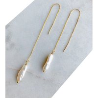 Pearl Threader Earrings