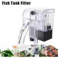Pour Aquarium réservoir de poisson filtre pompes à eau externe accrocher filtre oxygène Submersible purificateur d'eau Mini Aquarium filtre pompe