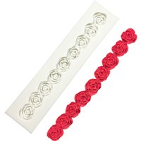 Rose Lace Silicone Sugarcraft Mold Resin Tools Cupcake Baking Mould Fondant Cake Decorating Tools