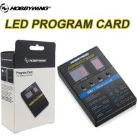 HOBBYWING ESC LED Program Card Box for Platinum V1/V2 FlyFun V5 XeRun EzRun QuicRun SeaKing Series Brushless Aircraft Car ESC