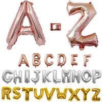 16 32 40 Inch Foil Letter Balloons A-Z Air Helium Alphabet Balloon Figures Happy Birthday Wedding Decorations Adult Name Baloon