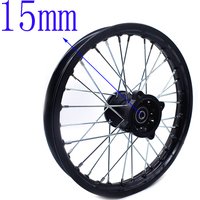 Dirt Bike Racing 1.40 - 14" Black Inch Alloy Front Wheel Rim with 32 holes fit 60/100-14 tyre PIT PRO Trail BigFoot Dirt Bike