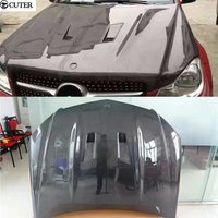 W204 C200 C300 507 Style Carbon Fiber Engine Hood Car Bonnet with Holes for Mercedes Benz W204 08-14