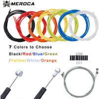 Meroca Mountainbike Bremse/Geschwindigkeit schalt kabel Kit 2m 2,5 m Rennrad BMX hochwertige Brems kabel Geschwindigkeit kabel